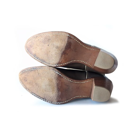 Vintage Acme Brown Leather Daisy Western Cowgirl Boots Size 6.5 M - Picture 12 of 13